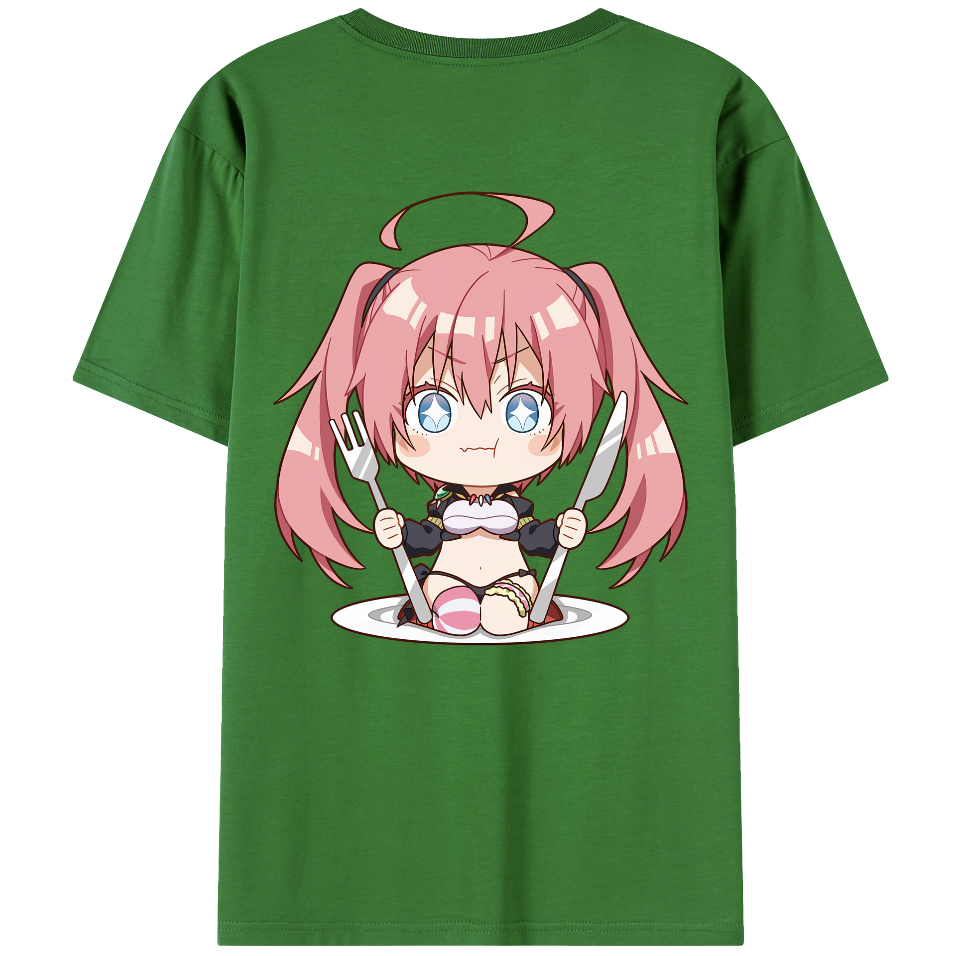 （画像用） 転スラ Regarding Reincarnated to Slime レディース半袖Tシャツ(バックプリント)